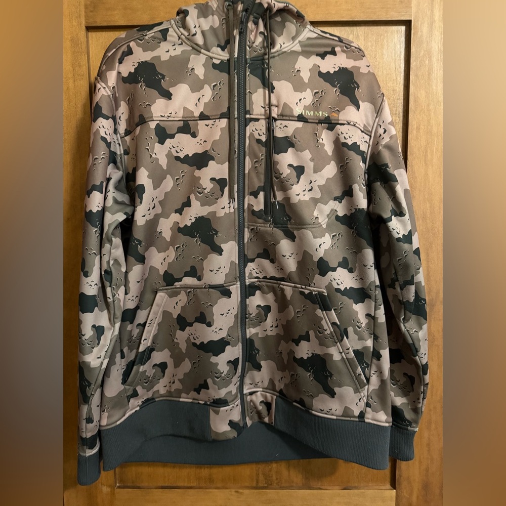 Simms Gray Fleece Jacket